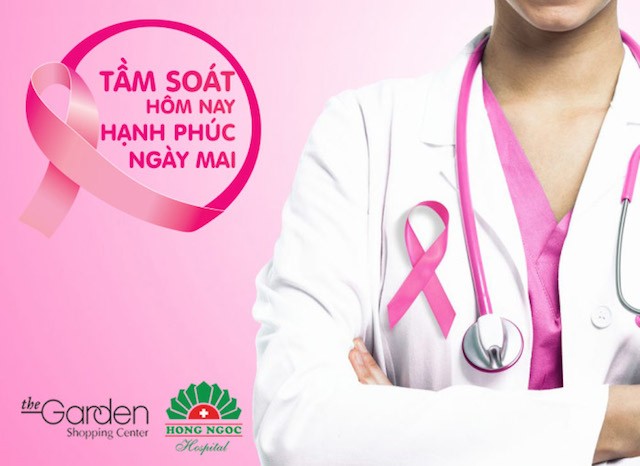 TTTM The Garden tặng gói tầm soát ung thư vú cho phụ nữ