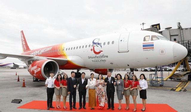 Vietjet Thailand nhận tàu bay mới mang biểu tượng du lịch Thái Lan 2018