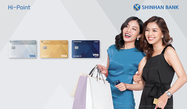 Ngân hàng Shinhan ra mắt thẻ tín dụng quốc tế Visa Hi Point