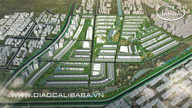 Quảng cáo của Địa ốc Alibaba về dự án KĐT Tây Bắc Củ Chi, ảnh Internet