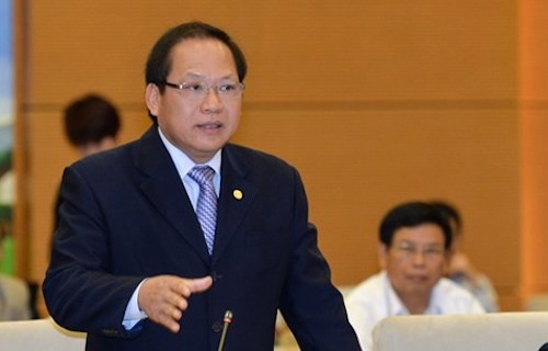 Bộ trưởng Thông tin Truyền thông Trương Minh Tuấn. Ảnh: QH