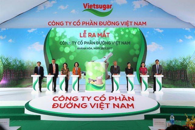 Nghi lễ ra mắt logo Công ty cổ phần đường Việt Nam