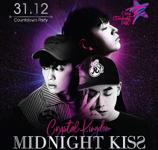 Simon D, Gray và Loco là ba khách mời đặc biệt sẽ có mặt tại đại nhạc hội Midnight Kiss tại Cocobay Đà Nẵng