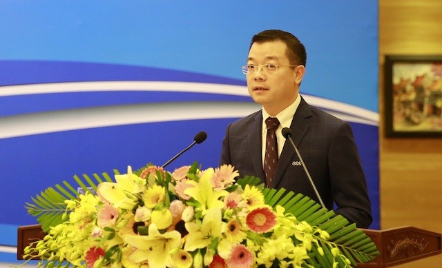 Ông Trần Quang Huy – Tổng giám đốc Tập đoàn FLC phát biểu tại hội thảo.