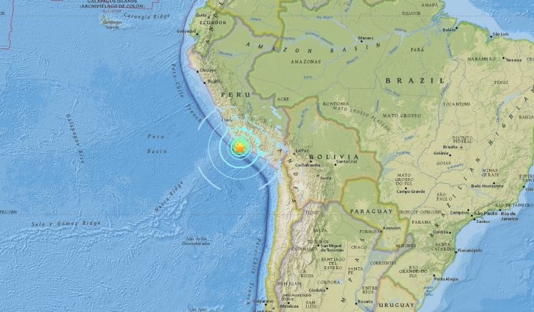 Cảnh báo sóng thần với một số khu vực ở Thái Bình Dương đã được phát đi, sau khi xảy ra một trận động đất mạnh tới 7,3 độ richter ở ngoài khơi Peru.