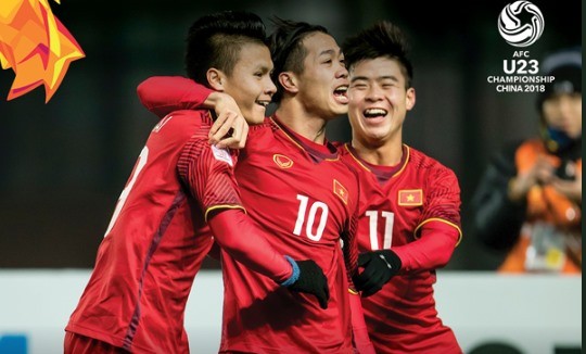Công Phượng bắt đầu dấu ấn tập thể của U23 Việt Nam bằng bàn mở tỷ số sớm...
