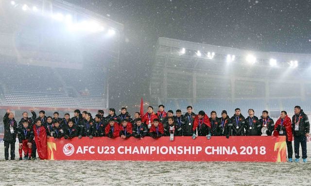 Cầu thủ Việt Nam từ biệt giải U23 châu Á trong nước mắt