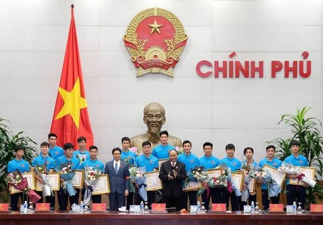 Thủ tướng: Nhân rộng bản lĩnh, ý chí U23 Việt Nam
