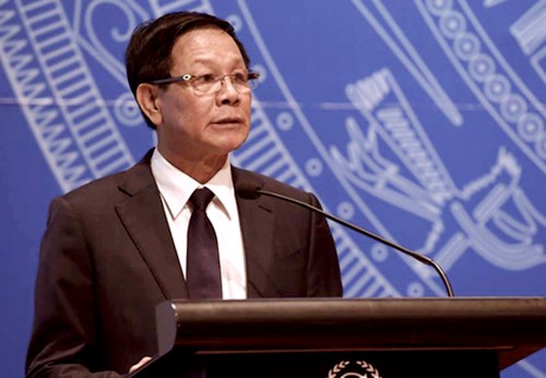 Ông Phan Văn Vĩnh khi giữ chức Tổng cục trưởng Tổng Cục Cảnh sát, ảnh chụp tháng 10/2016.