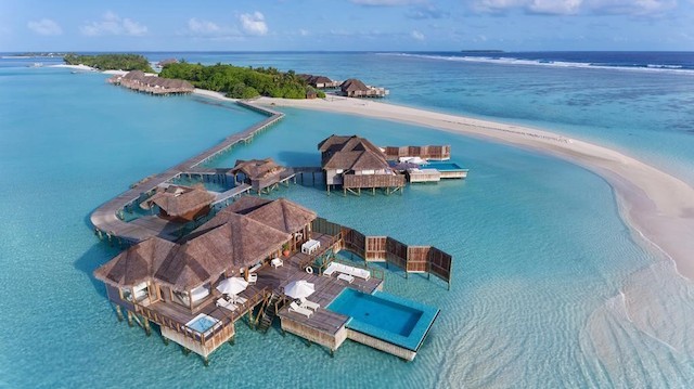 Resort 5 sao Conrad Maldives Rangali Island (đối tác của RCI tại Maldives) là một trong những điểm đến được yêu thích nhất.