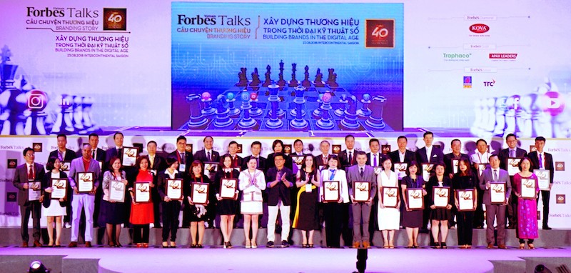Bốn công ty lớn mang tên Việt vào top 40 thương hiệu giá trị nhất Việt Nam 2018 của Forbes