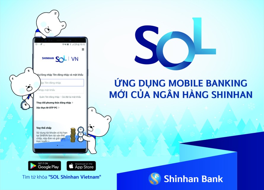 Ngân hàng Shinhan ra mắt SOL - ứng dụng Mobile Banking mới