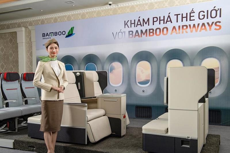 Bộ ghế Aura Enhanced thuộc tập đoàn Zodiac Aerospace đang được Bamboo Airways xem xét lựa chọn cho hạng ghế thương gia 