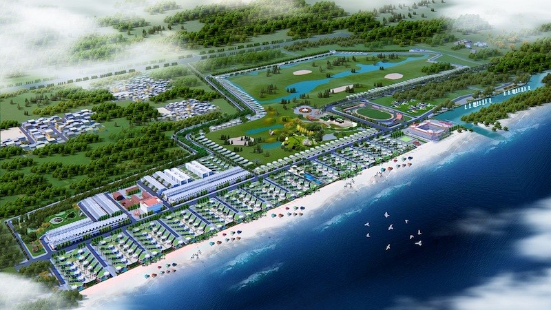 Phối cảnh tổng quan dự án Hoa Tiên Paradise – Xuân Thành Golf and Resort