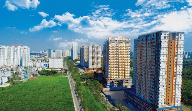 Ba lô đất nằm gần dự án khu đô thị Dragon City do Phú Long phát triển.
