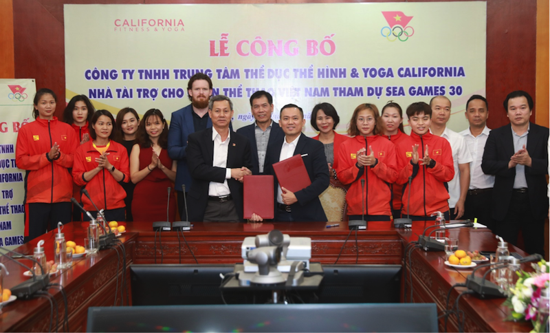 Buổi lễ ký kết công bố tài trợ Đoàn Thế thao Việt Nam SEA Games 30 tổ chức tại Tổng Cục Thể dục Thể Thao