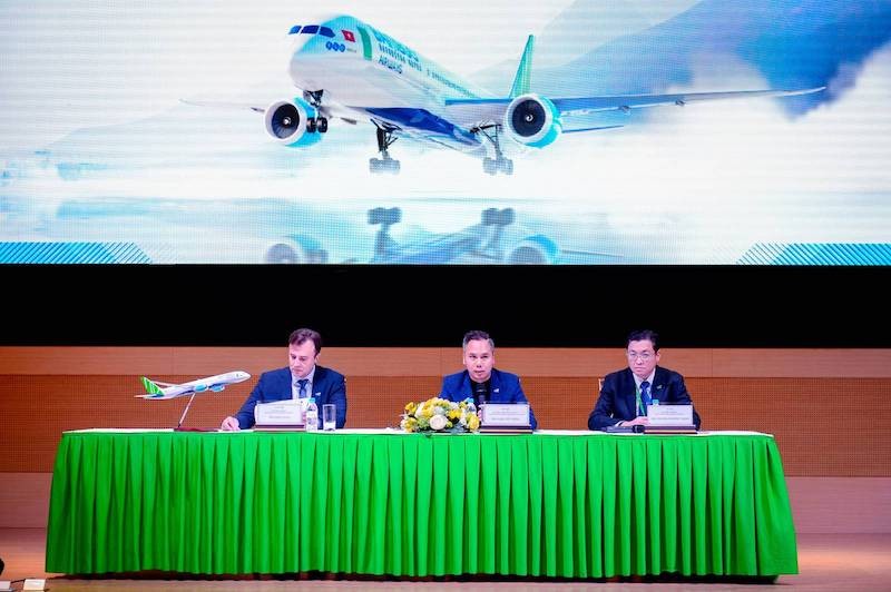Bamboo Airways thông tin tới báo chí kế hoạch nhận tàu bay thân rộng phục vụ cho chiến lược mở đường bay mới trong năm 2020.