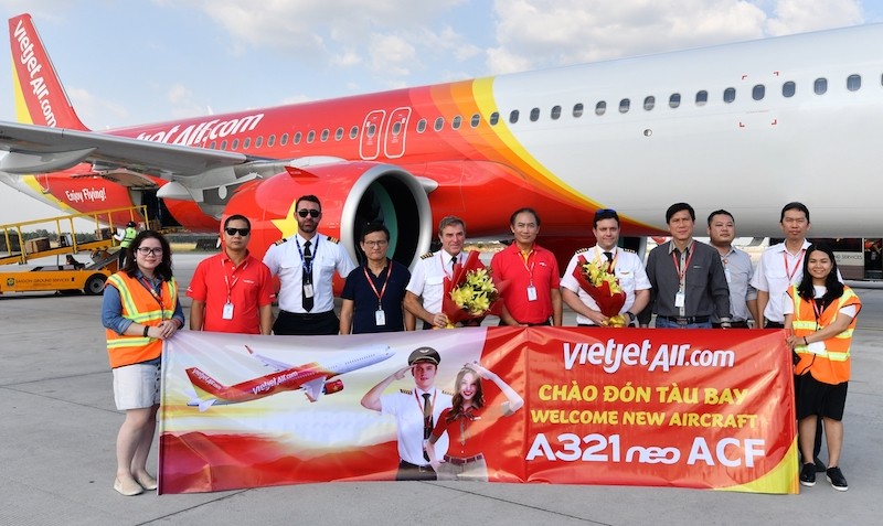 Vietjet đưa tàu bay A321neo ACF hiện đại nhất thế giới vào phục vụ hành khách mùa cao điểm Tết 2020
