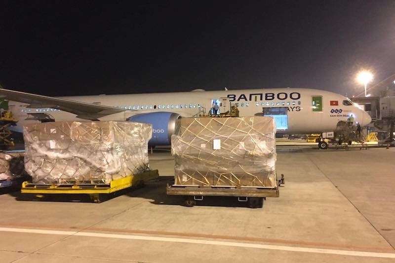 Bamboo Airways vận chuyển miễn phí hàng hoá cứu trợ miền Trung