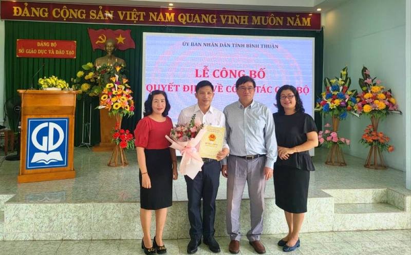 Thầy giáo Lương Văn Hà làm Phó giám đốc Sở Giáo dục Đào tạo Bình Thuận