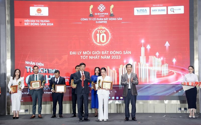 G.Empire Land vừa được vinh danh “Top 10 Đại lý Bất động sản tốt nhất Việt Nam năm 2023”.