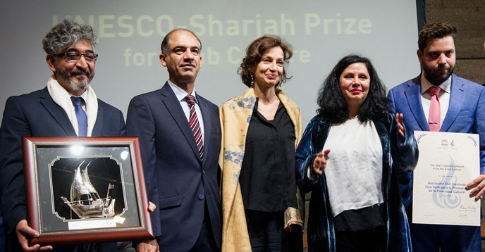 Trao giải UNESCO Sharjah dành cho phát triển văn hóa Ả Rập