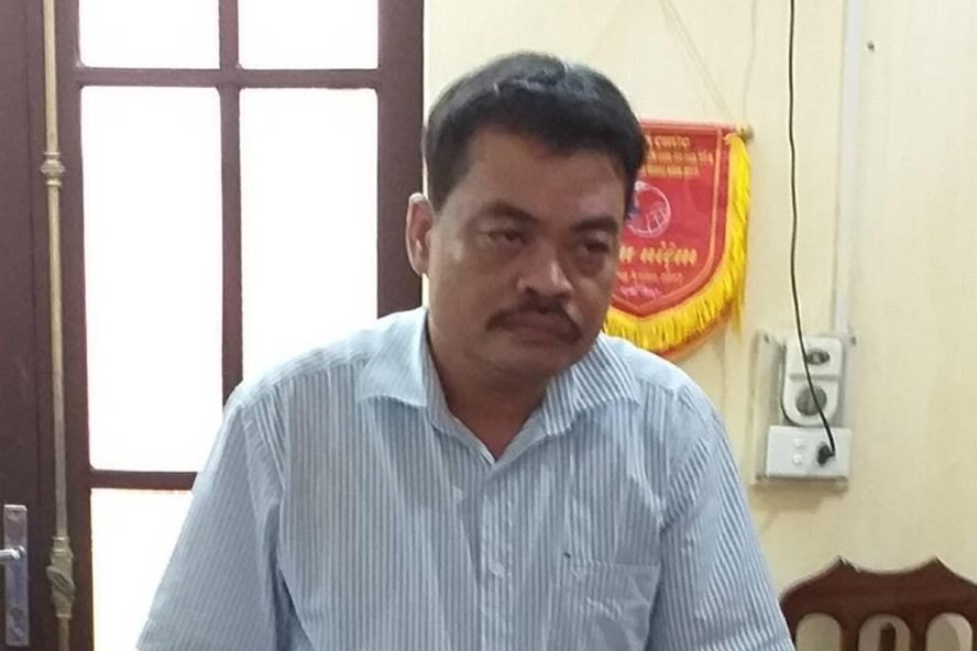 Bị can Nguyễn Thanh Hoài- trưởng phòng khảo thí Sở GDĐT Hà Giang