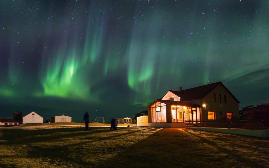 Hình ảnh cực quang huyền ảo ở Iceland. (Nguồn: Getty).