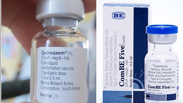 Vắc-xin Combe Five có thành phần tương tự vắc-xin 5 trong 1 Quivaxem.