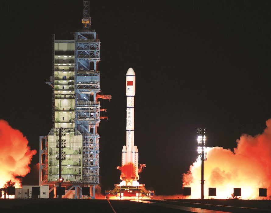 Phòng thí nghiệm Thiên Cung-2 được phóng ngày 15/9/2016. (Nguồn: AFP).