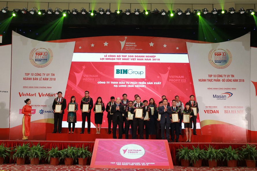 Trong danh sách Top 500 doanh nghiệp tư nhân lợi nhuận tốt nhất Việt Nam năm 2018 mới được công bố, tập đoàn BIM Group vinh dự đứng thứ 44.