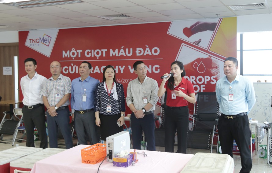TNG Holdings Vietnam vừa tổ chức ngày hội hiến máu