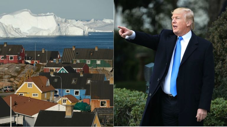 Tổng thống Mỹ Donald Trump muốn mua lại đảo Greenland từ Đan Mạch. (Nguồn: Getty).