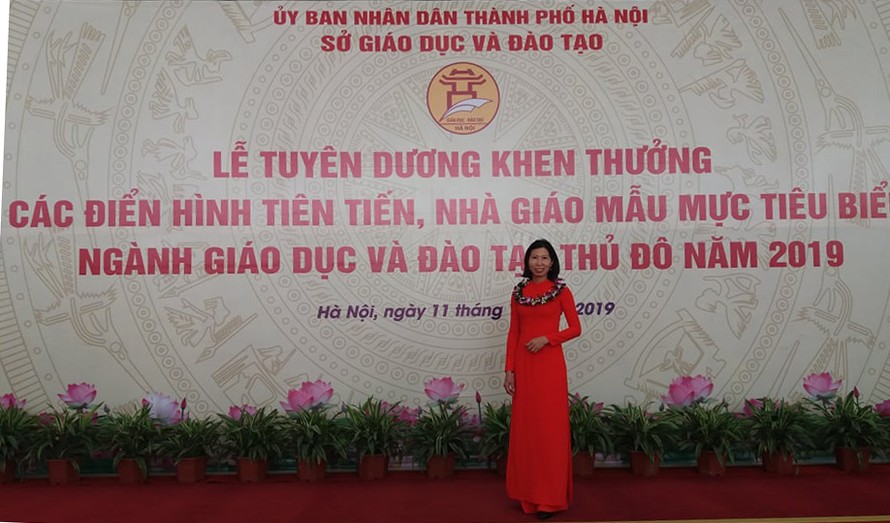 Cô giáo Lê Thị Thu Lý.