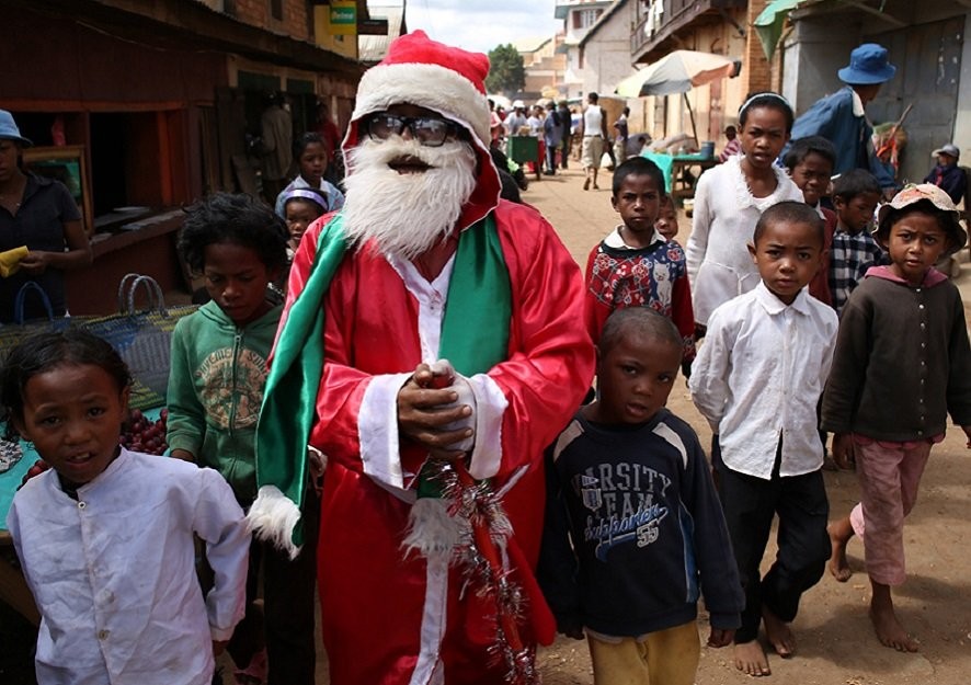 Đón Giáng sinh với người châu Phi