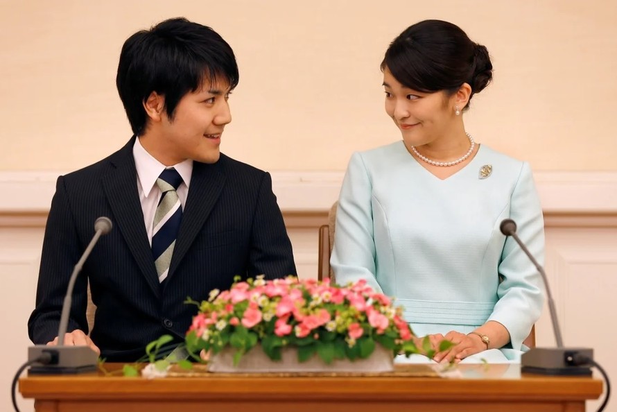 Công chúa Mako và vị hôn phu Kei Komuro. (Nguồn: Reuters). 