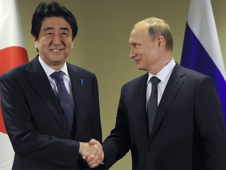 Tổng thống Nga Putin và Thủ tướng Nhật Shinzo Abe