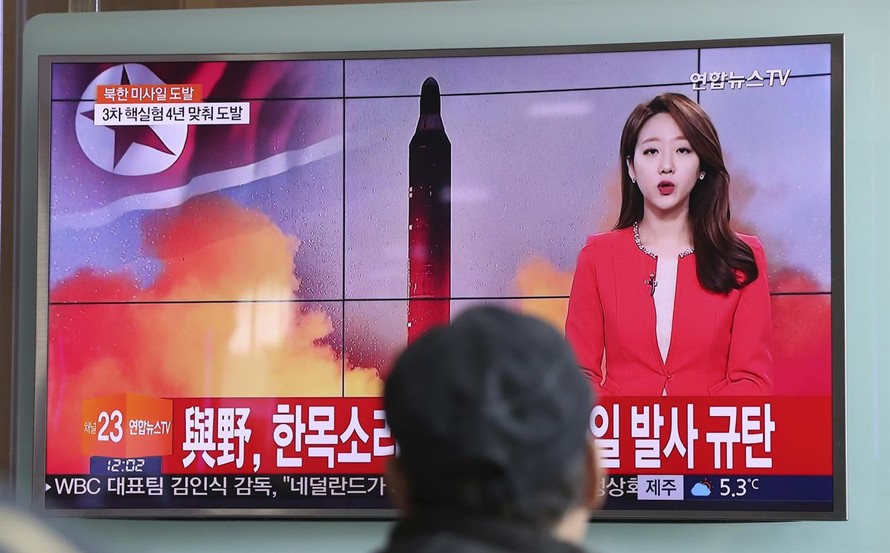 Vụ thử tên lửa mới đây dường như nhằm vào Nhật Bản chứ không phải Mỹ hay Hàn Quốc. (Nguồn: Reuters)