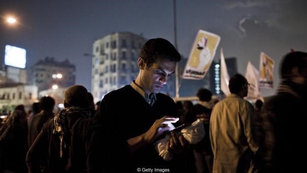 Ai Cập đã ngắt Internet trong cuộc nổi dậy "Mùa Xuân Ả Rập" năm 2011. Ảnh: Getty Images