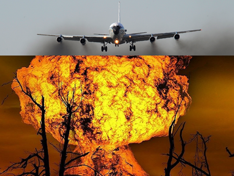 Mỹ tung máy bay WC-135 Constant Phoenix có khả năng đo nồng độ phóng xạ sang châu Âu