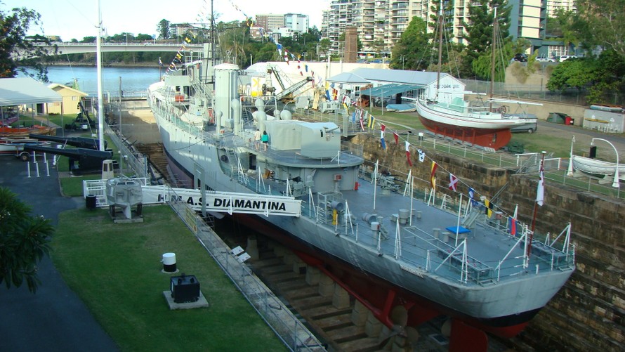 Tàu Diamantana ở Bảo tàng Hàng hải ( Nguồn: remotetraveler)