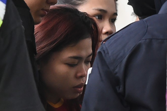 Siti, cùng với nghi phạm người Việt Đoàn Thị Hương, là 2 người hiện bị truy tố trong nghi án Kim Jong Nam chết tại Malaysia. Ảnh: Getty