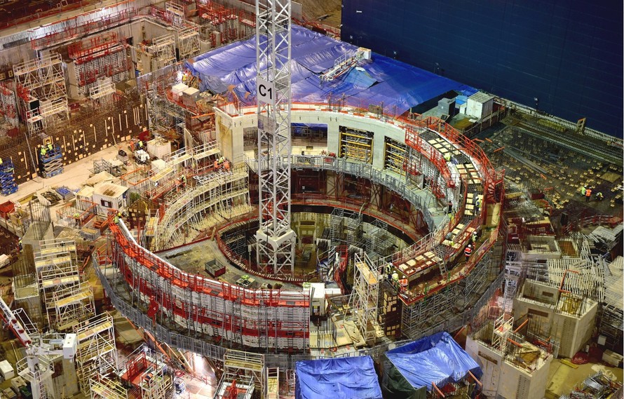Khu vực xây dựng dự án ITER tại miền Nam nước Pháp. (Nguồn: ITER)