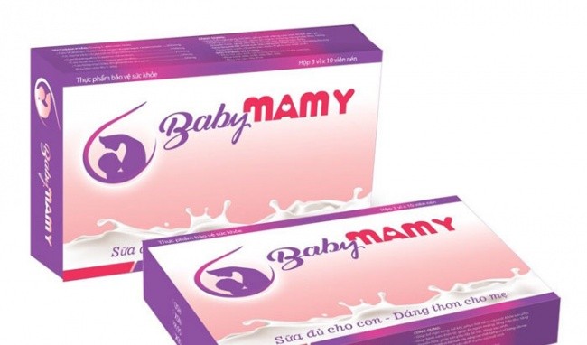 Sản phẩm lợi sữa Bayby Mamy của Công ty TNHH Hưng Nam Thịnh