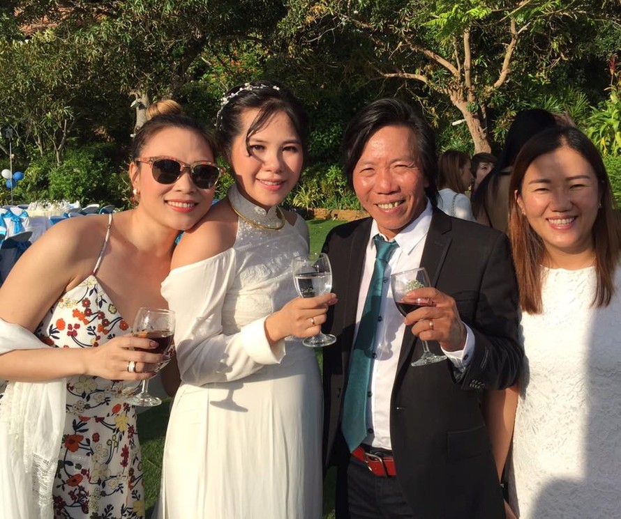 Mỹ Tâm, Hari Won dự đám cưới của đạo diễn Nguyễn Tranh ở Vũng Tàu
