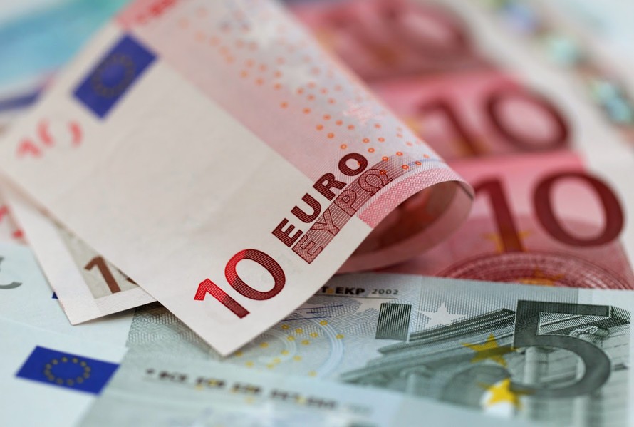 Tỷ giá đồng Euro tăng 0,15% so với đồng USD