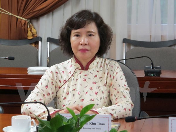 bà Hồ Thị Kim Thoa - nguyên Thứ trưởng Bộ Công thương 