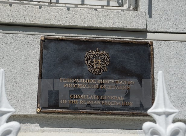 Tổng lãnh sự quán Nga tại San Francisco, Mỹ ngày 31/8 vừa qua. (Ảnh: THX/TTXVN)