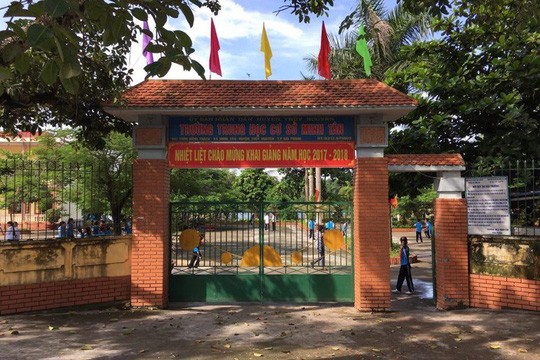 Trường THCS Minh Tân, nơi thu đầu năm mỗi học sinh tới hơn 9 triệu đồng