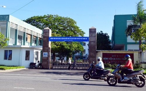 Bệnh viện Đa khoa Quảng Nam nơi bác sĩ Khoa làm việc